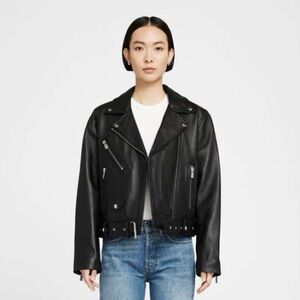 Anine Bing Benjamin Leather Moto Jacket